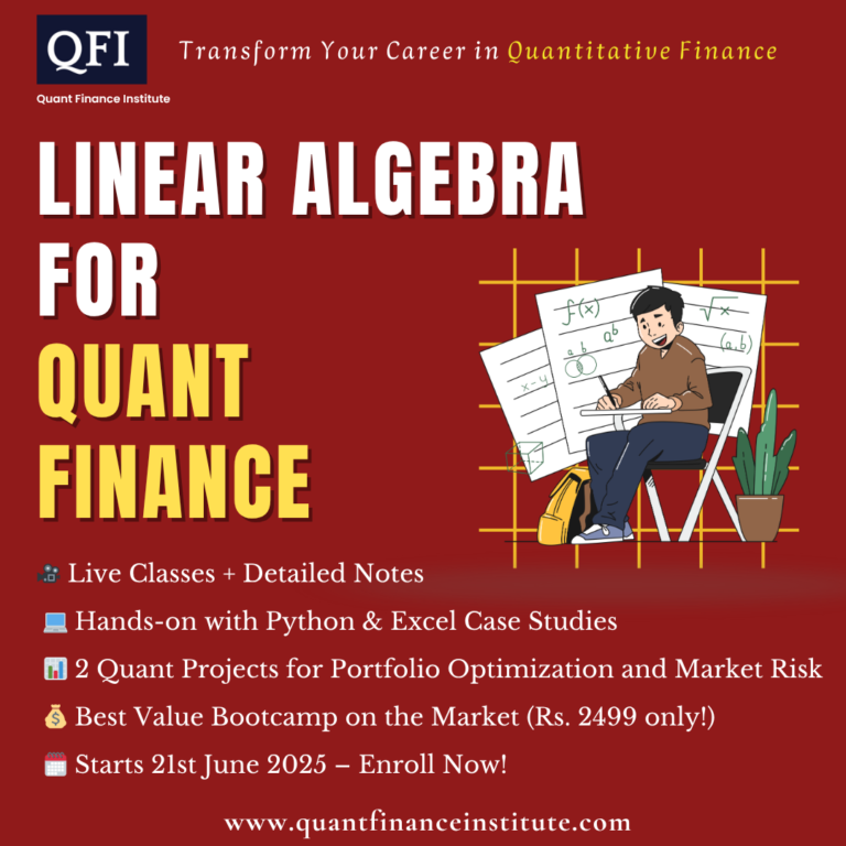 Linear Algebra for Quantitative Finance